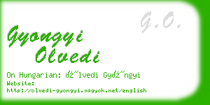 gyongyi olvedi business card